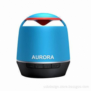 2014 Colorful Penguin-shaped High-quality Round Bluetooth Car Speaker with 3W Loudspeaker Output